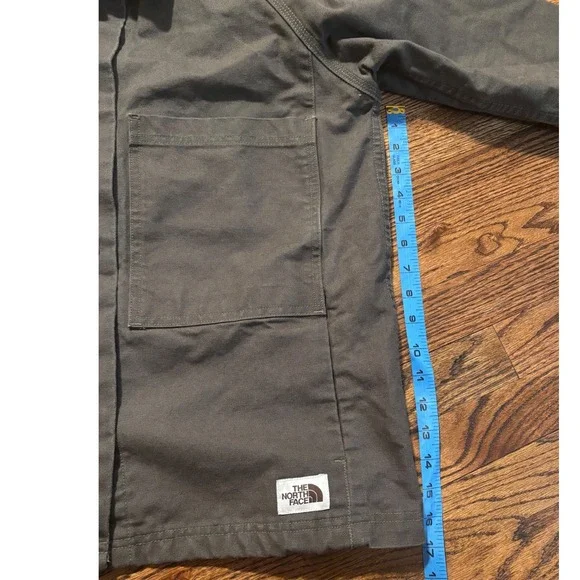 North Face | Berkeley Utility Jacket Dark Green/Gray Women's Sz L NF0A4AG9 - Picture 6 of 9